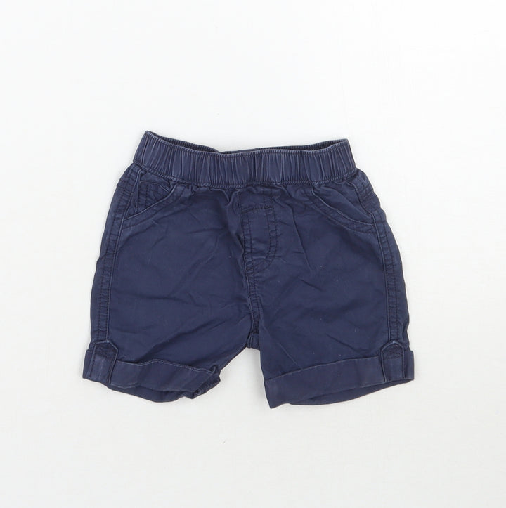 George Boys Blue Cargo Trousers Size 3-6 Months - Disney