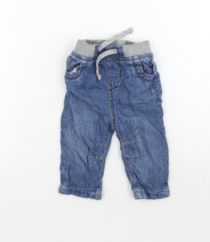 Early days Boys Blue   Cargo Jeans Size 3-6 Months