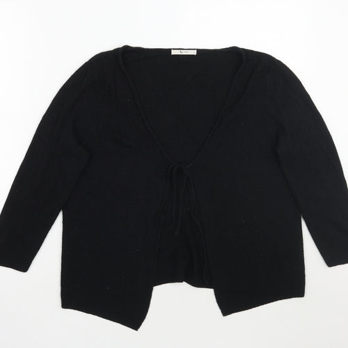 TU Womens Black   Cardigan Jumper Size M