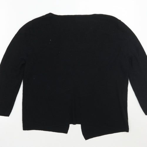 TU Womens Black   Cardigan Jumper Size M