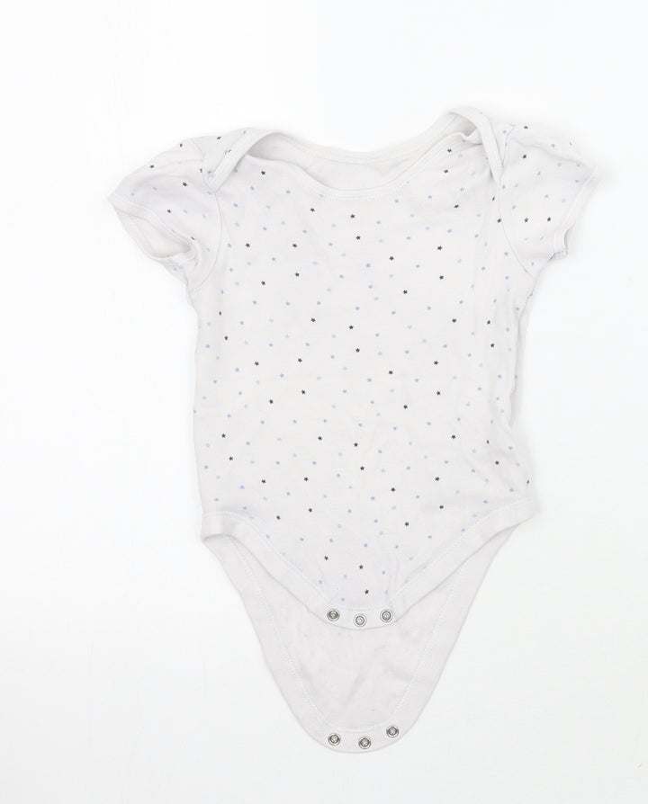Primark Baby White Geometric Babygrow One-Piece Size 18-24 Months