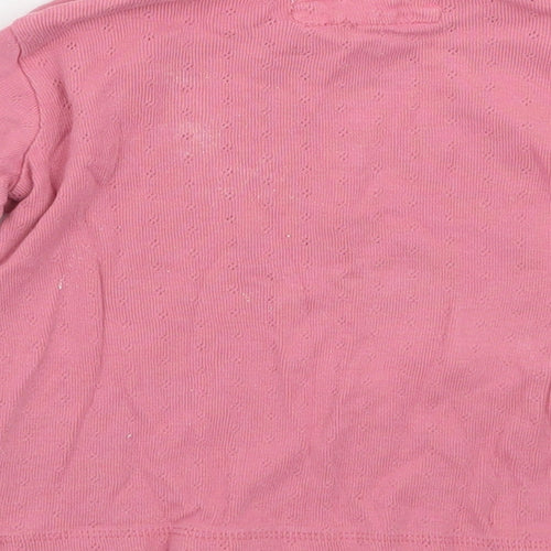 NEXT Girls Pink   Basic T-Shirt Size 12 Months