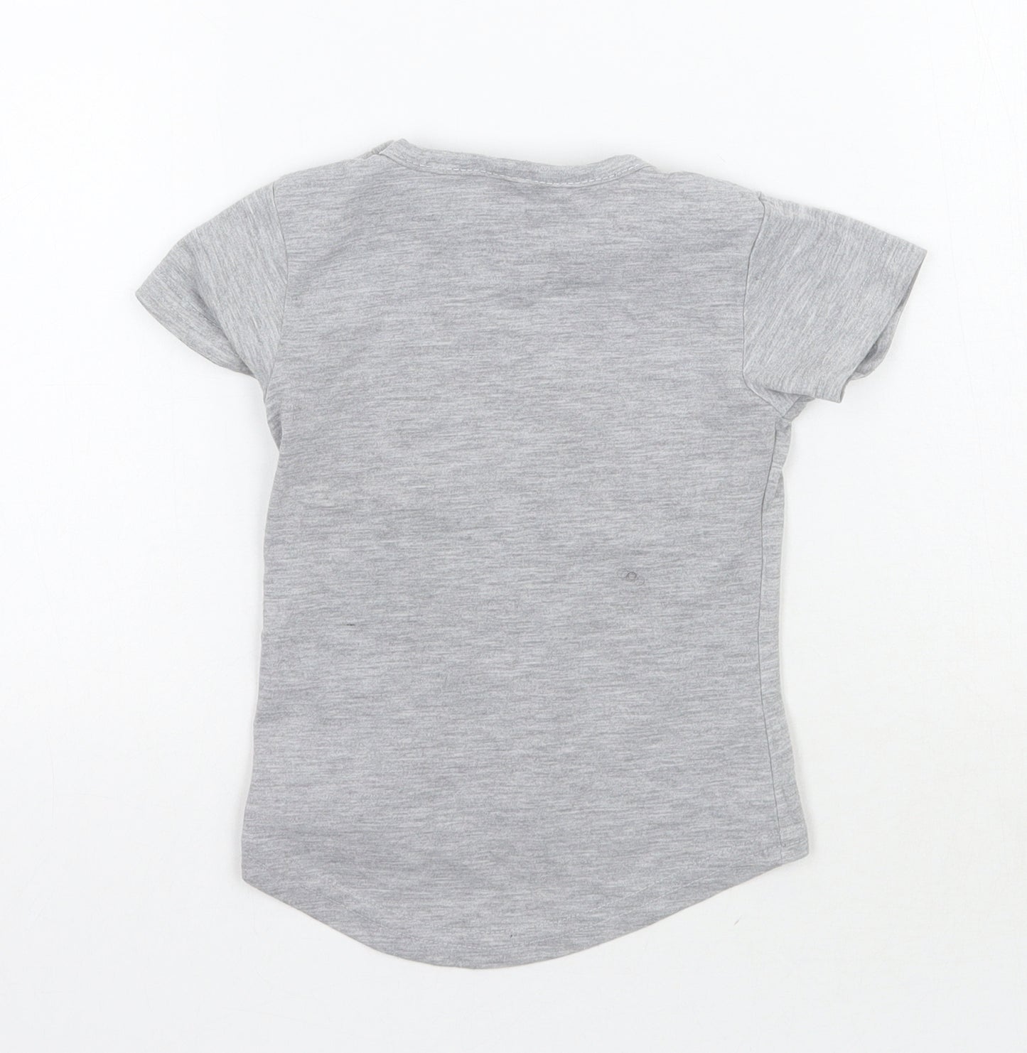 JEJ Boys Grey Animal Print  Basic T-Shirt Size 2-3 Years