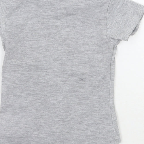 JEJ Boys Grey Animal Print  Basic T-Shirt Size 2-3 Years