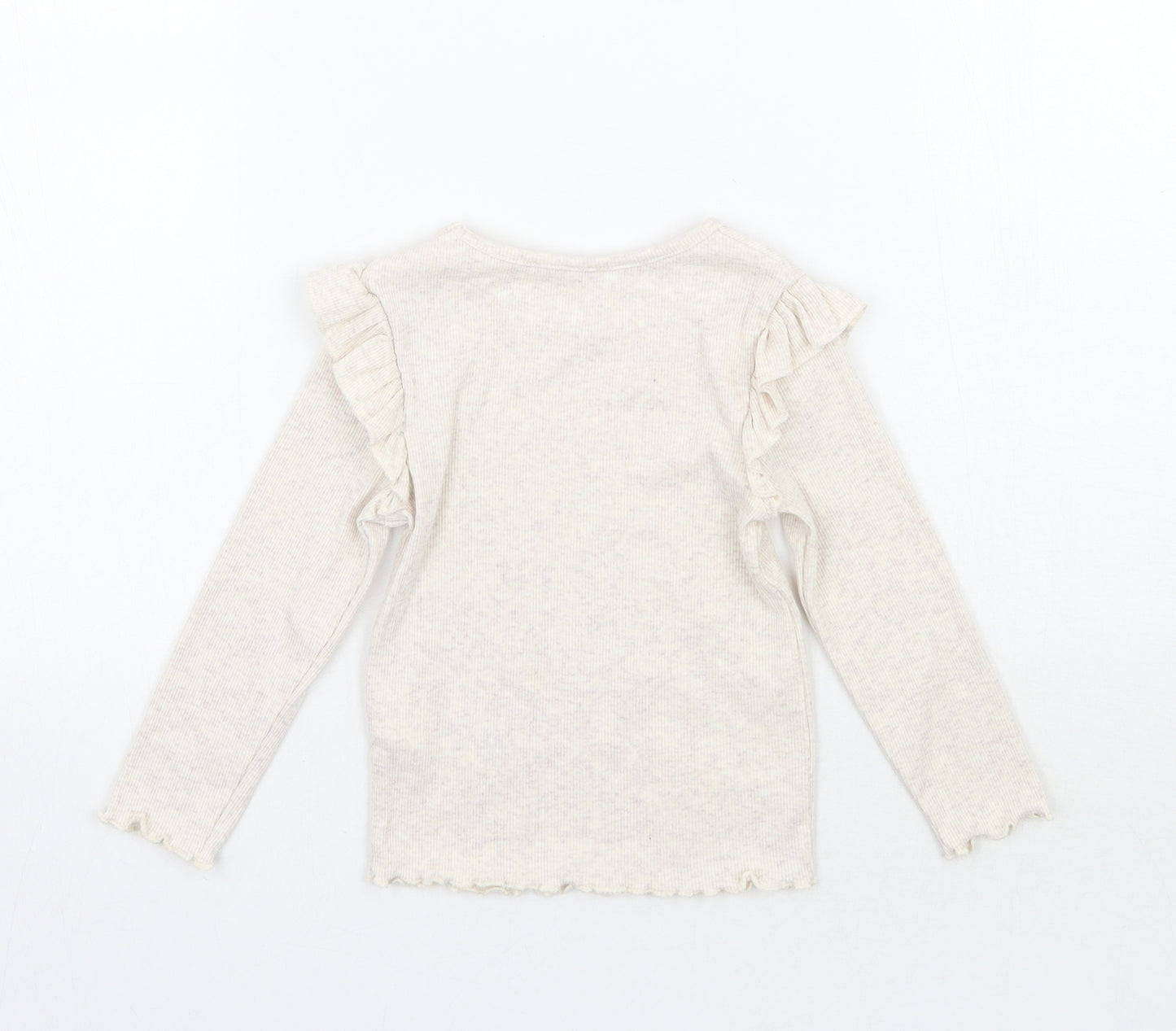 George Girls Ivory   Basic T-Shirt Size 2 Years