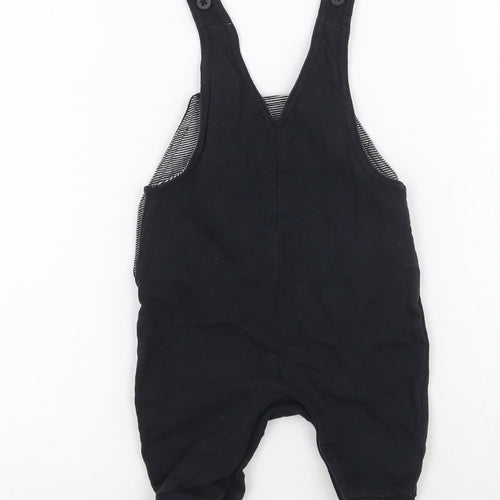 George Boys Black   Dungaree One-Piece Size 0-3 Months