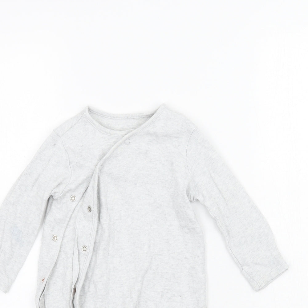 George Baby Grey   Babygrow One-Piece Size 3-6 Months