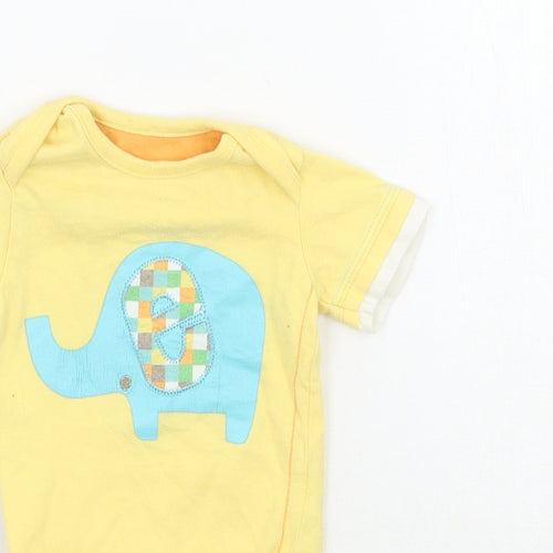 George Baby Yellow   Babygrow One-Piece Size 3-6 Months