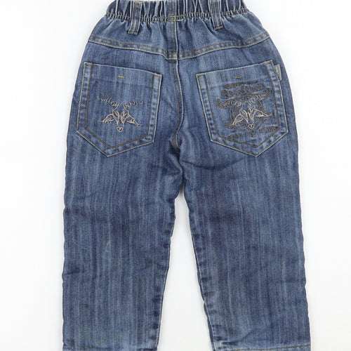 Lusa Boys Blue   Cargo Jeans Size 18-24 Months