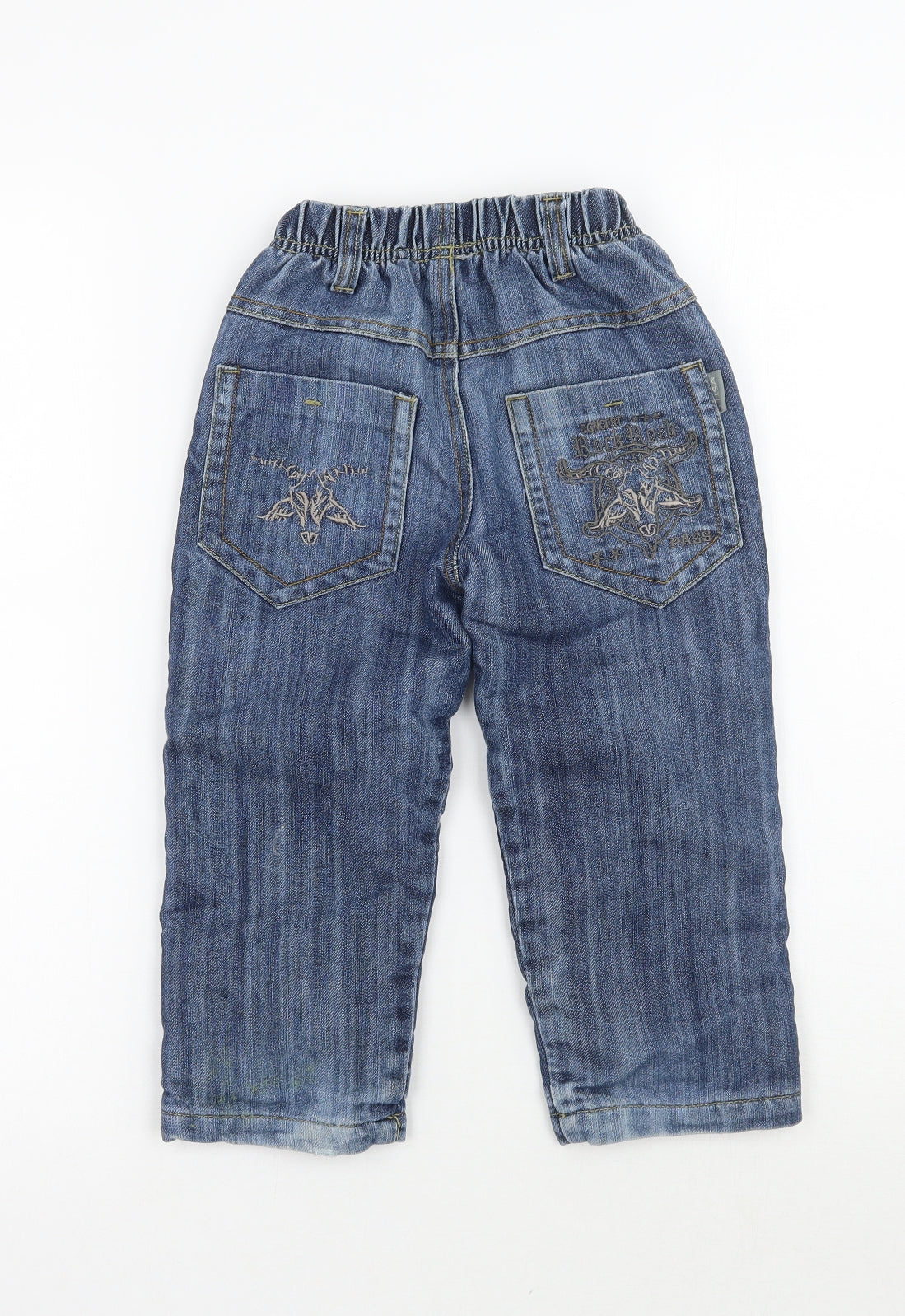 Lusa Boys Blue   Cargo Jeans Size 18-24 Months