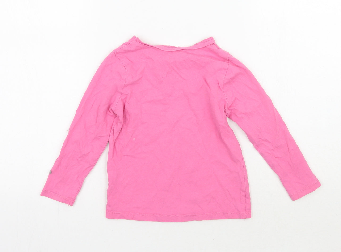 George Girls Pink   Basic T-Shirt Size 3-4 Years