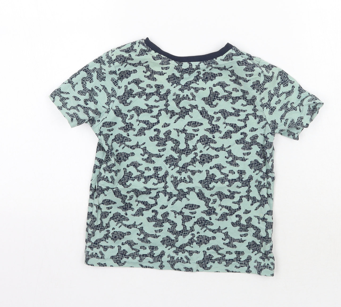 Nutmeg Boys Green Camouflage  Basic T-Shirt Size 4-5 Years