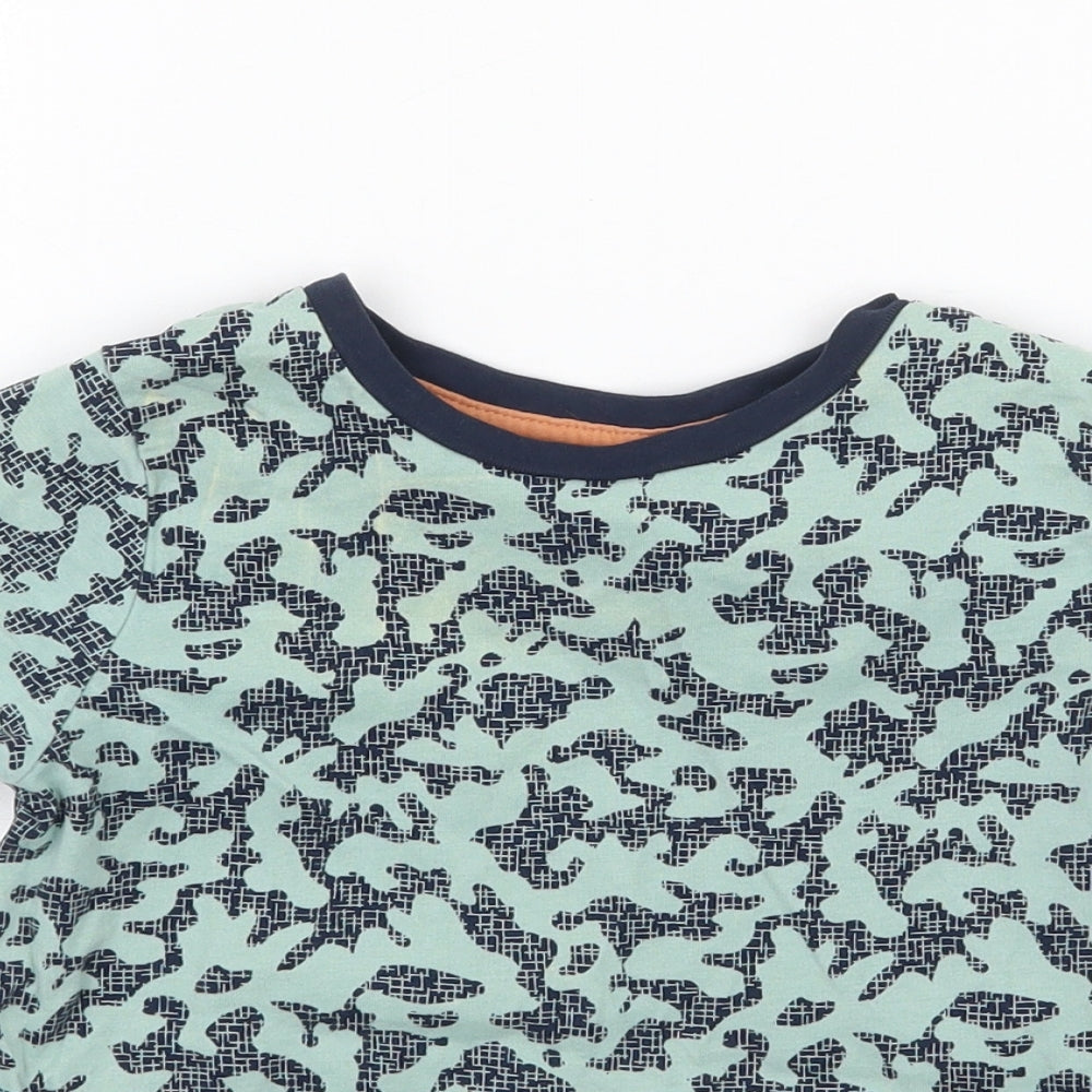 Nutmeg Boys Green Camouflage  Basic T-Shirt Size 4-5 Years