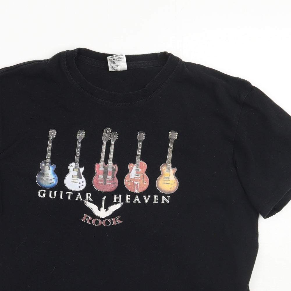 Preworn Womens Black   Basic T-Shirt Size M