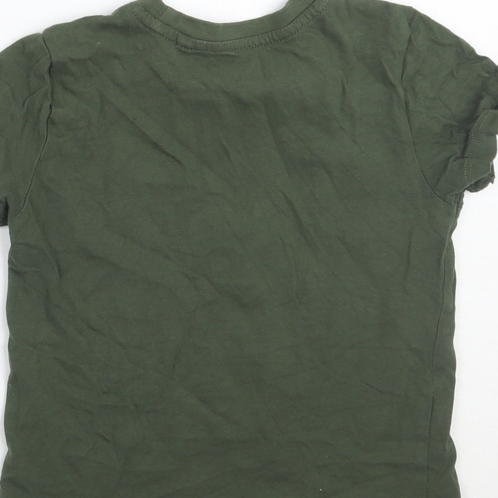 Primark Boys Green   Basic T-Shirt Size 2-3 Years