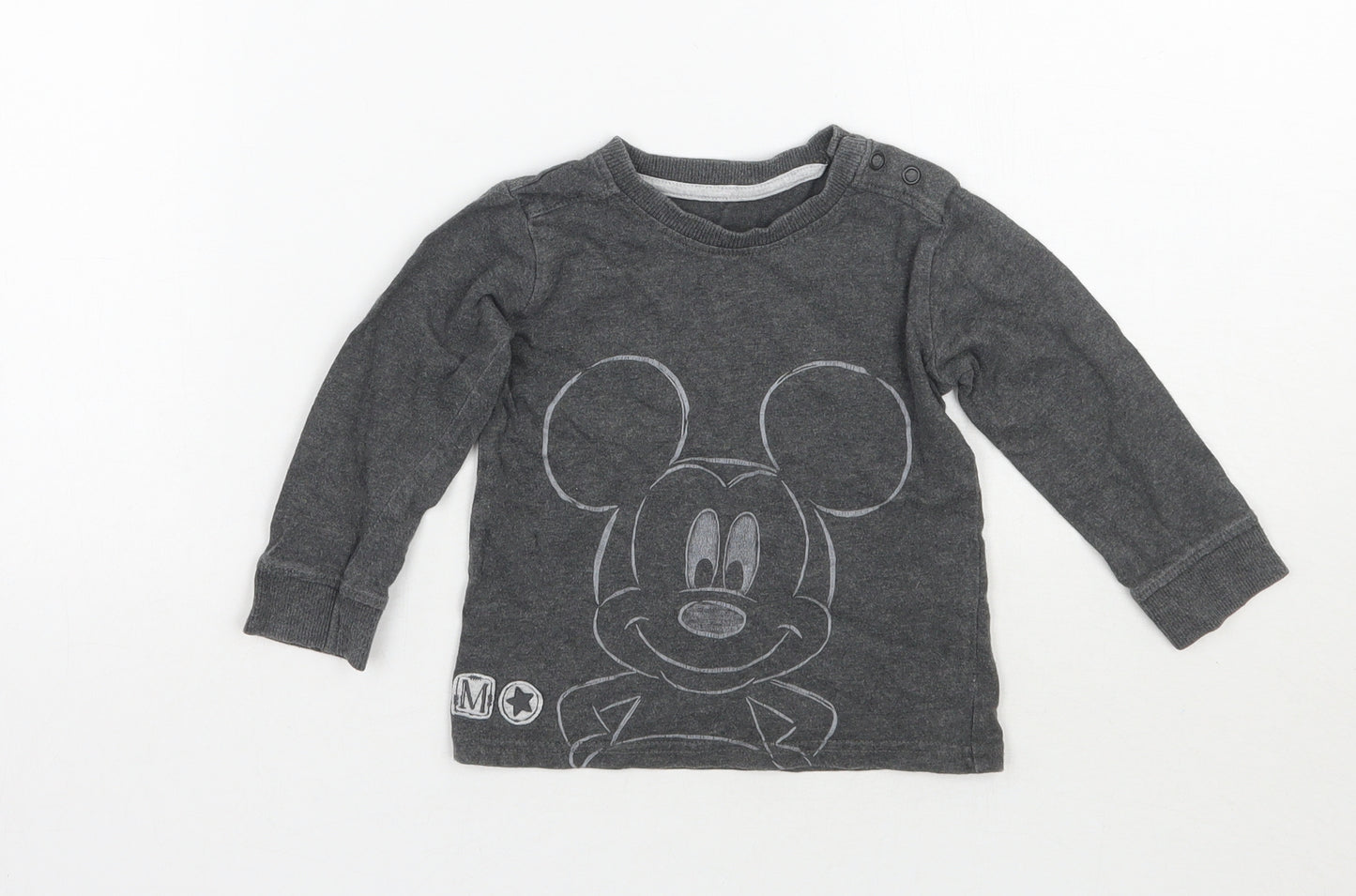 George Baby Grey   Basic T-Shirt Size 9-12 Months