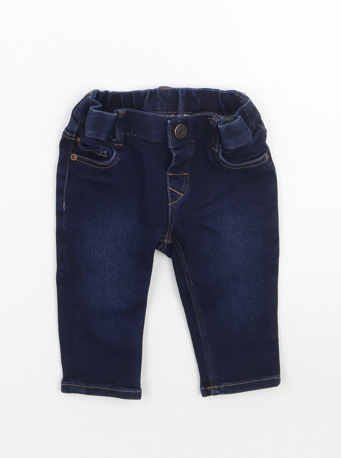 &denim Girls Blue   Capri Jeans Size 0-3 Months
