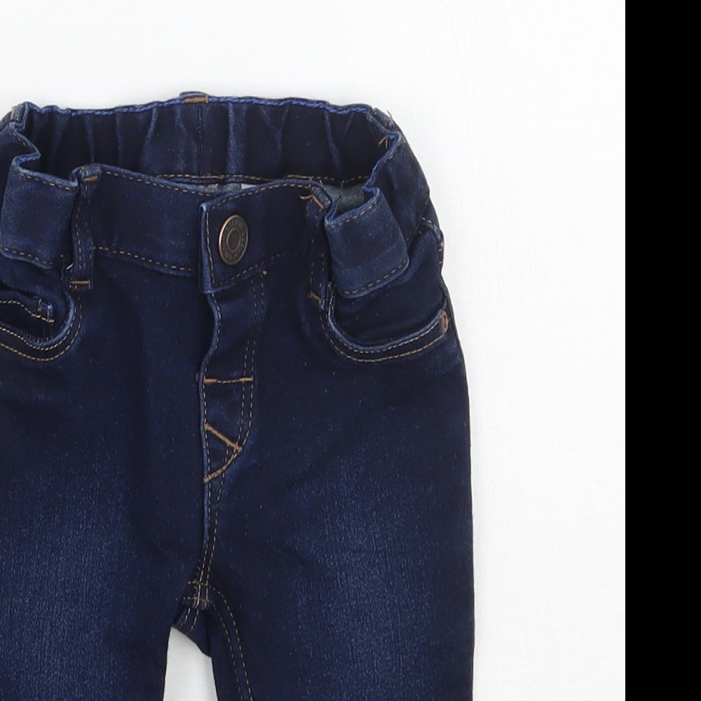 &denim Girls Blue   Capri Jeans Size 0-3 Months