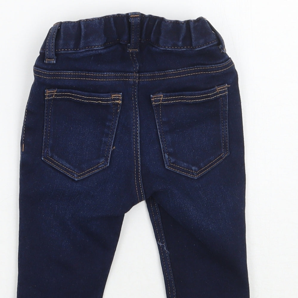 &denim Girls Blue   Capri Jeans Size 0-3 Months