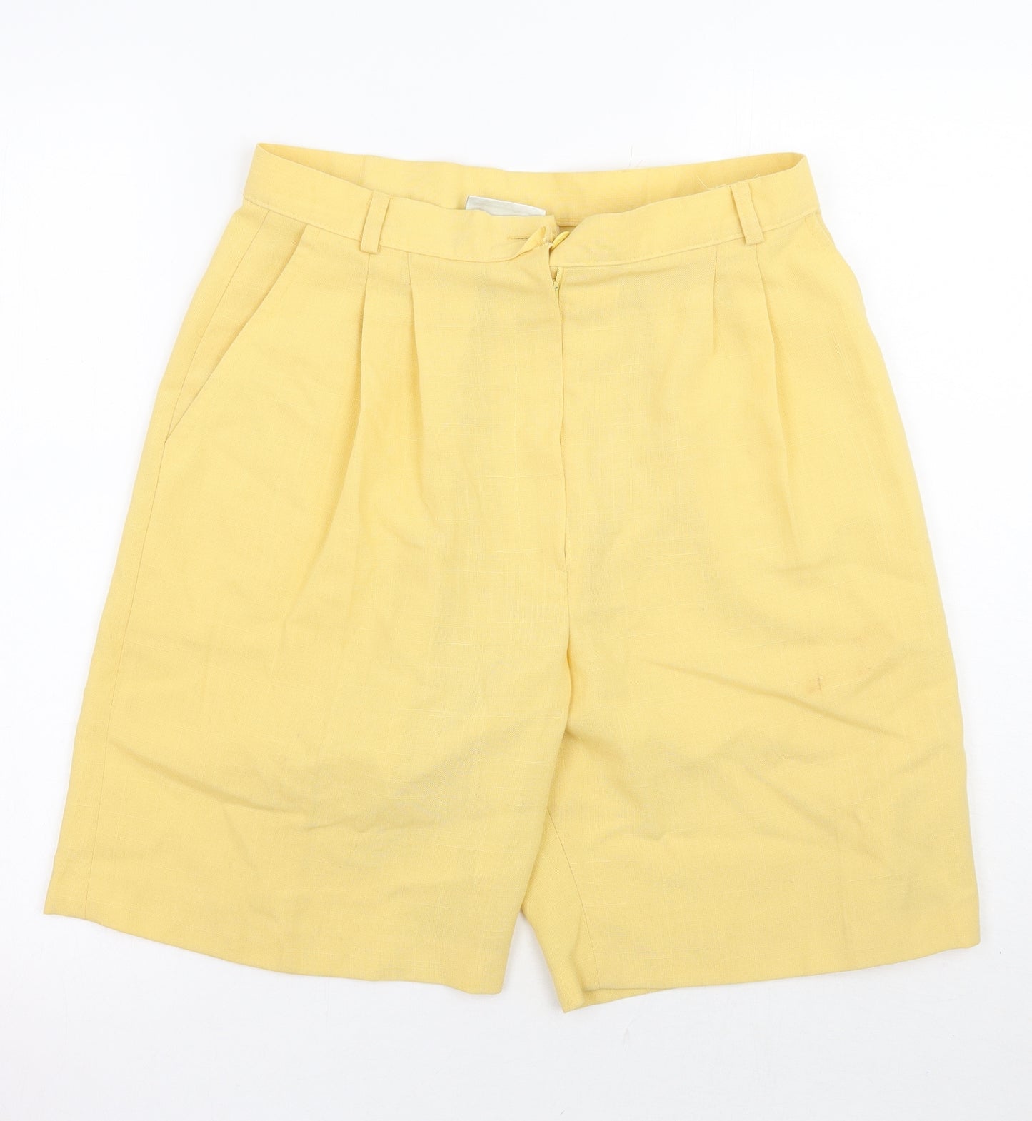 The Edinburgh Collection Womens Yellow   Culotte Shorts Size 14