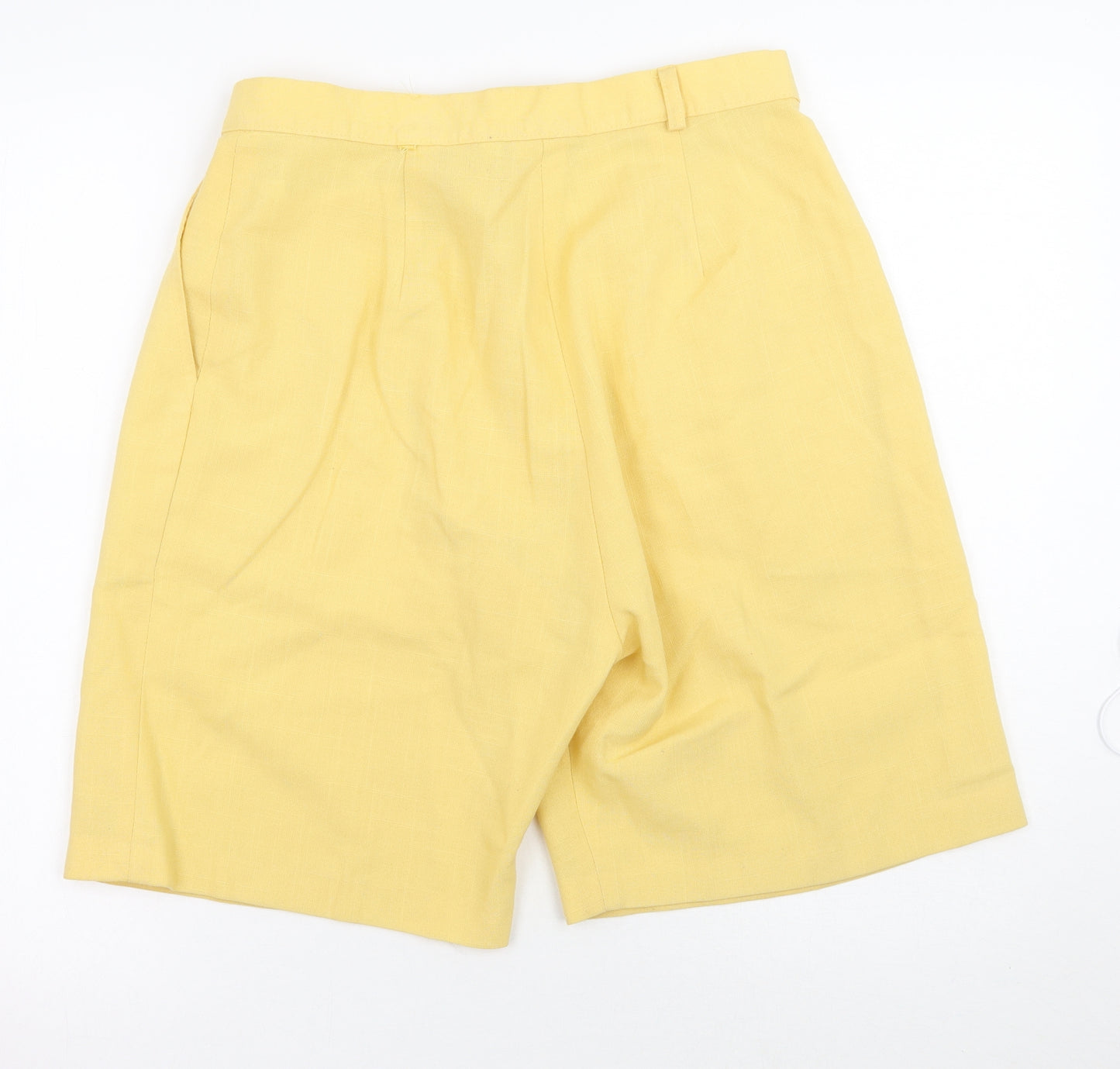 The Edinburgh Collection Womens Yellow   Culotte Shorts Size 14