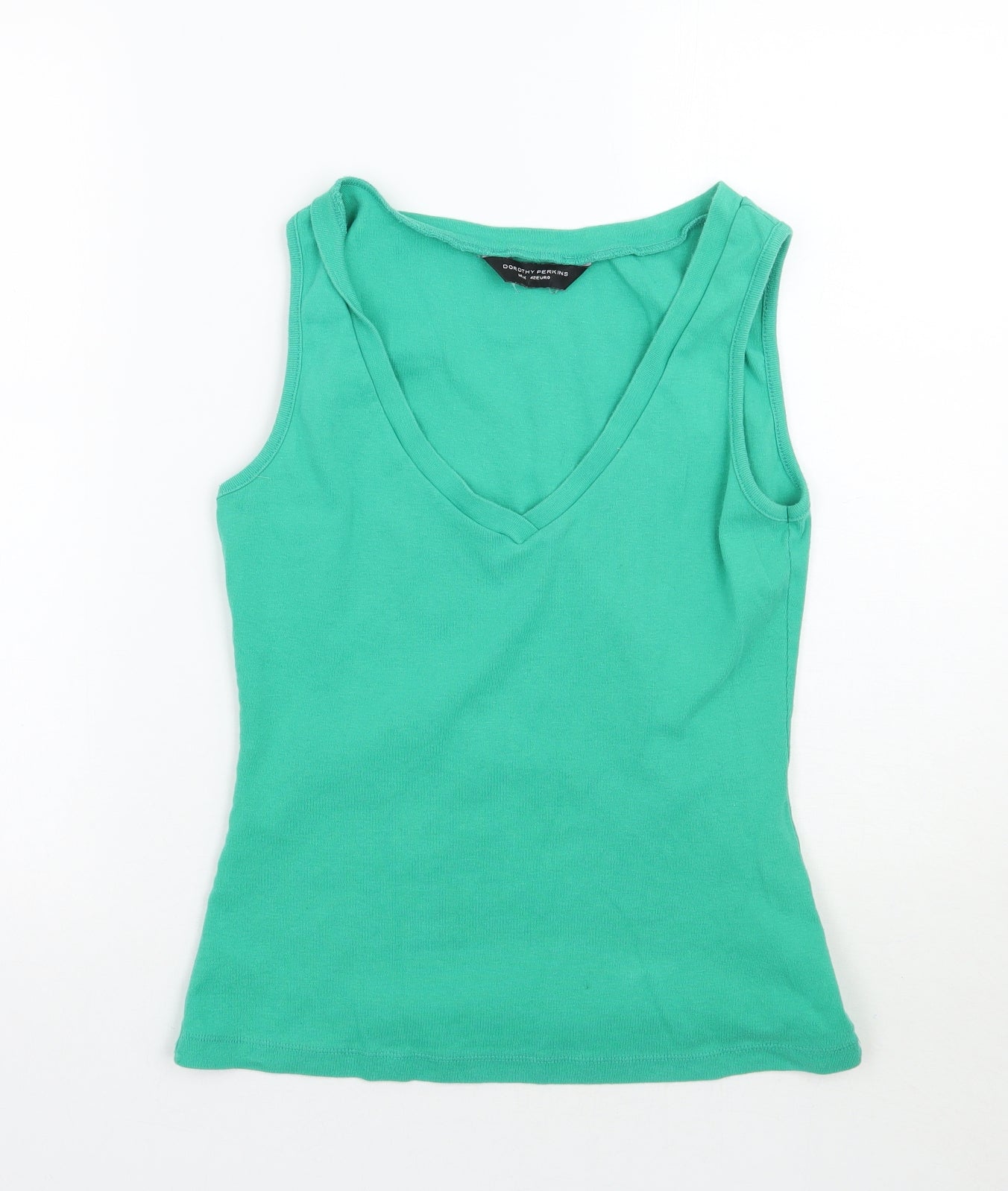 Dorothy Perkins Womens Green   Basic T-Shirt Size 14