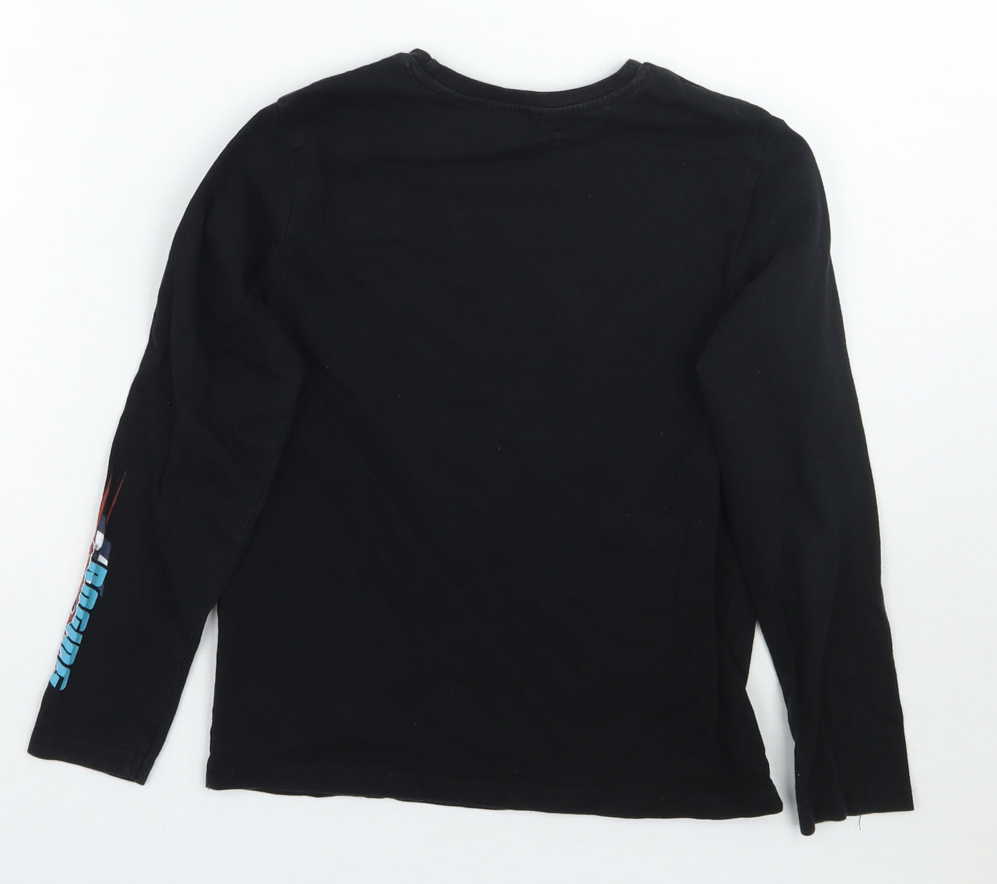 George Boys Black   Basic T-Shirt Size 9-10 Years