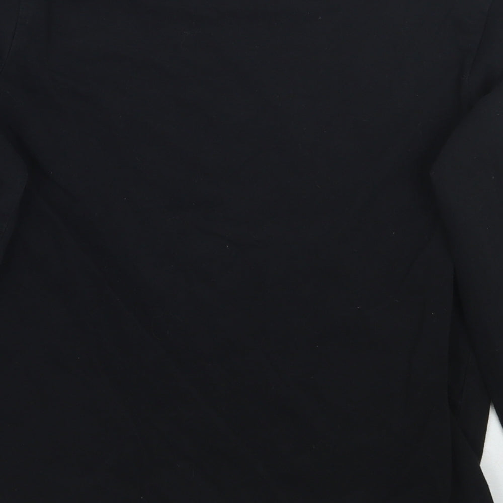 George Boys Black   Basic T-Shirt Size 9-10 Years