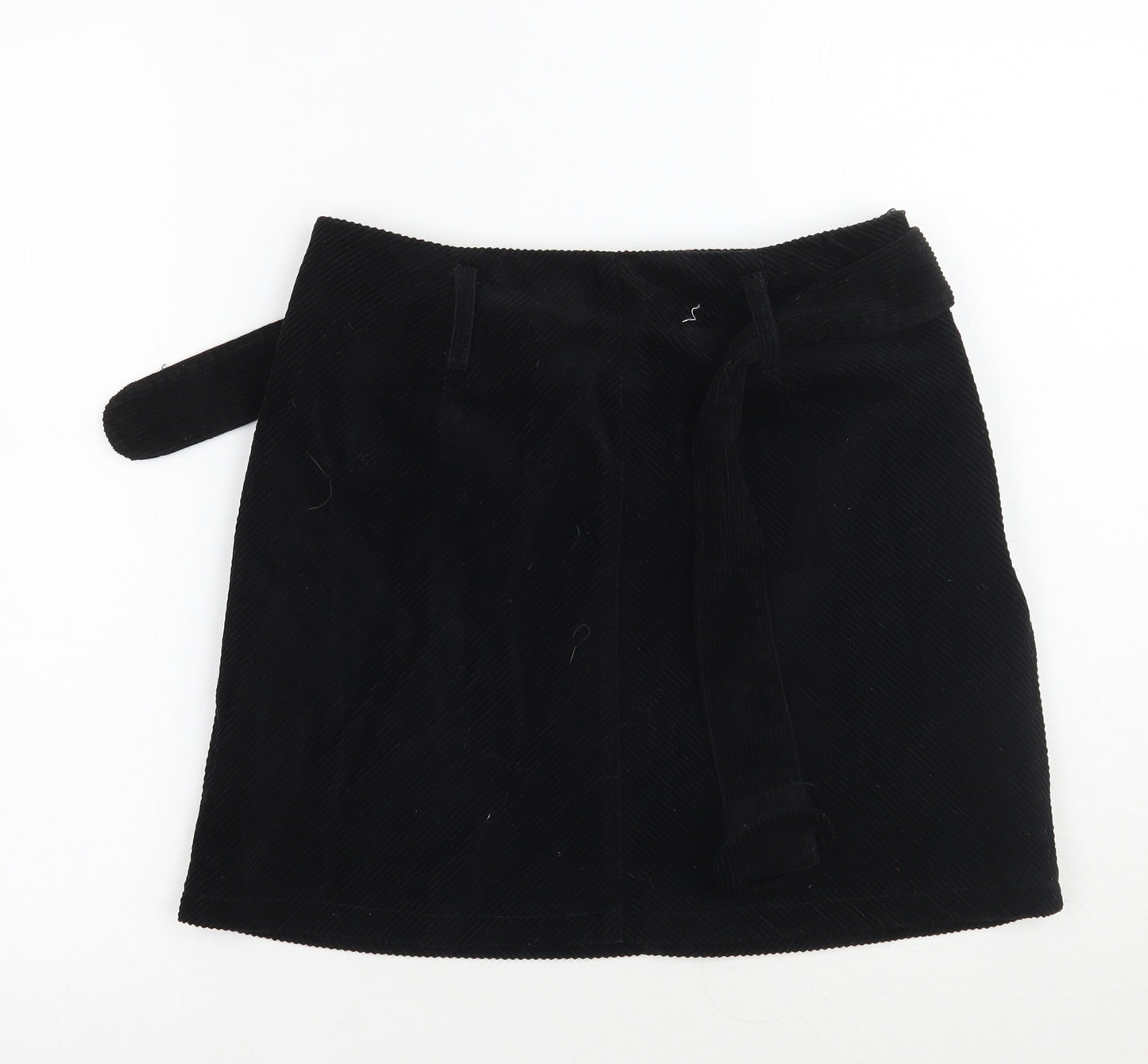 Denim co Womens Black   A-Line Skirt Size 10