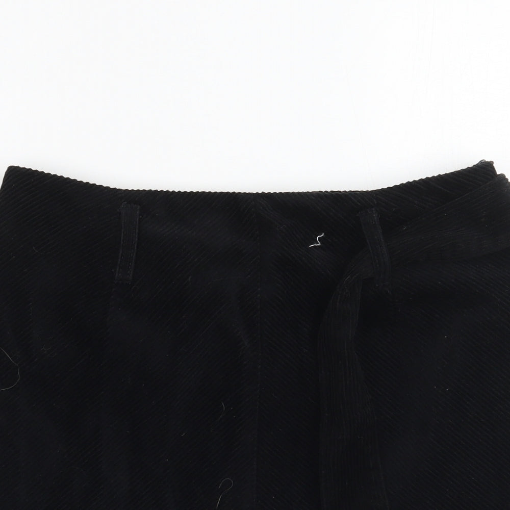 Denim co Womens Black   A-Line Skirt Size 10