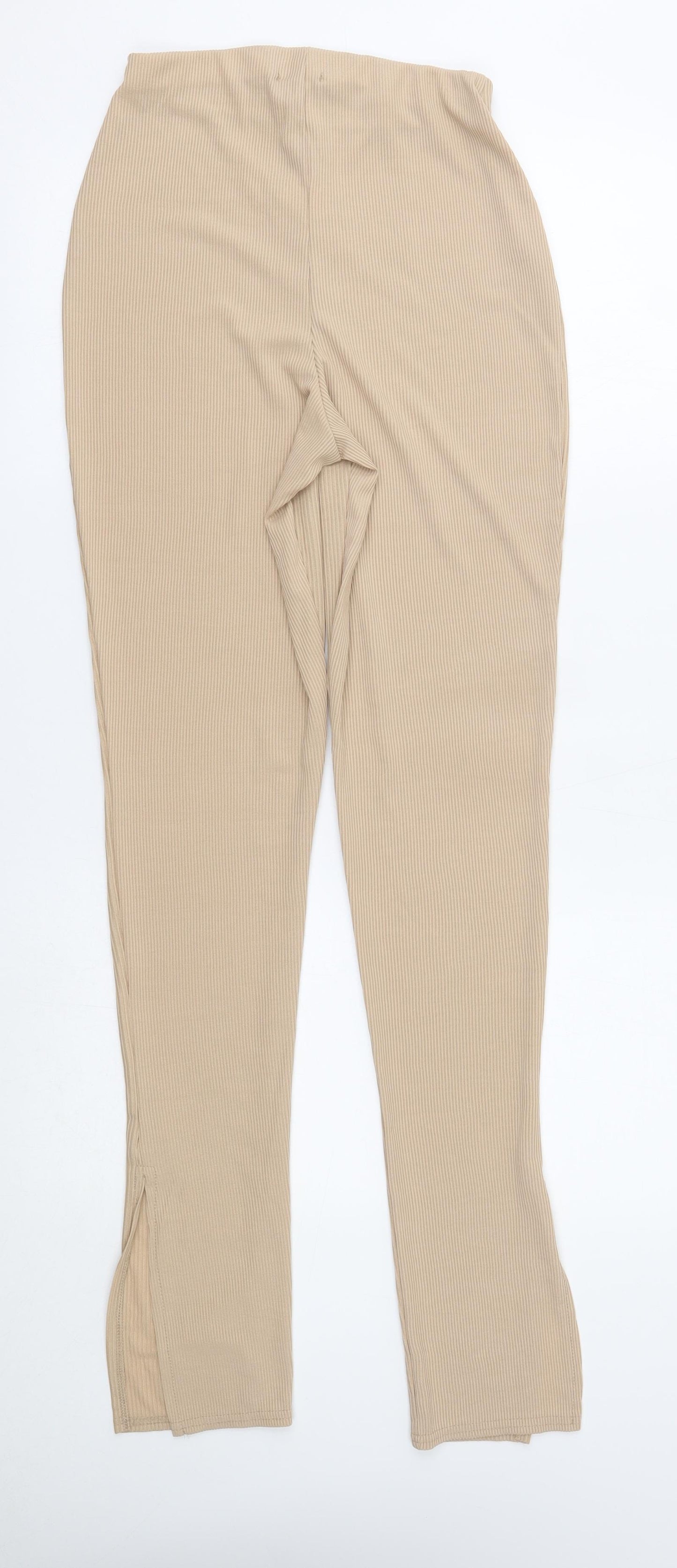 Misspap Womens Beige   Trousers  Size 8 L31 in