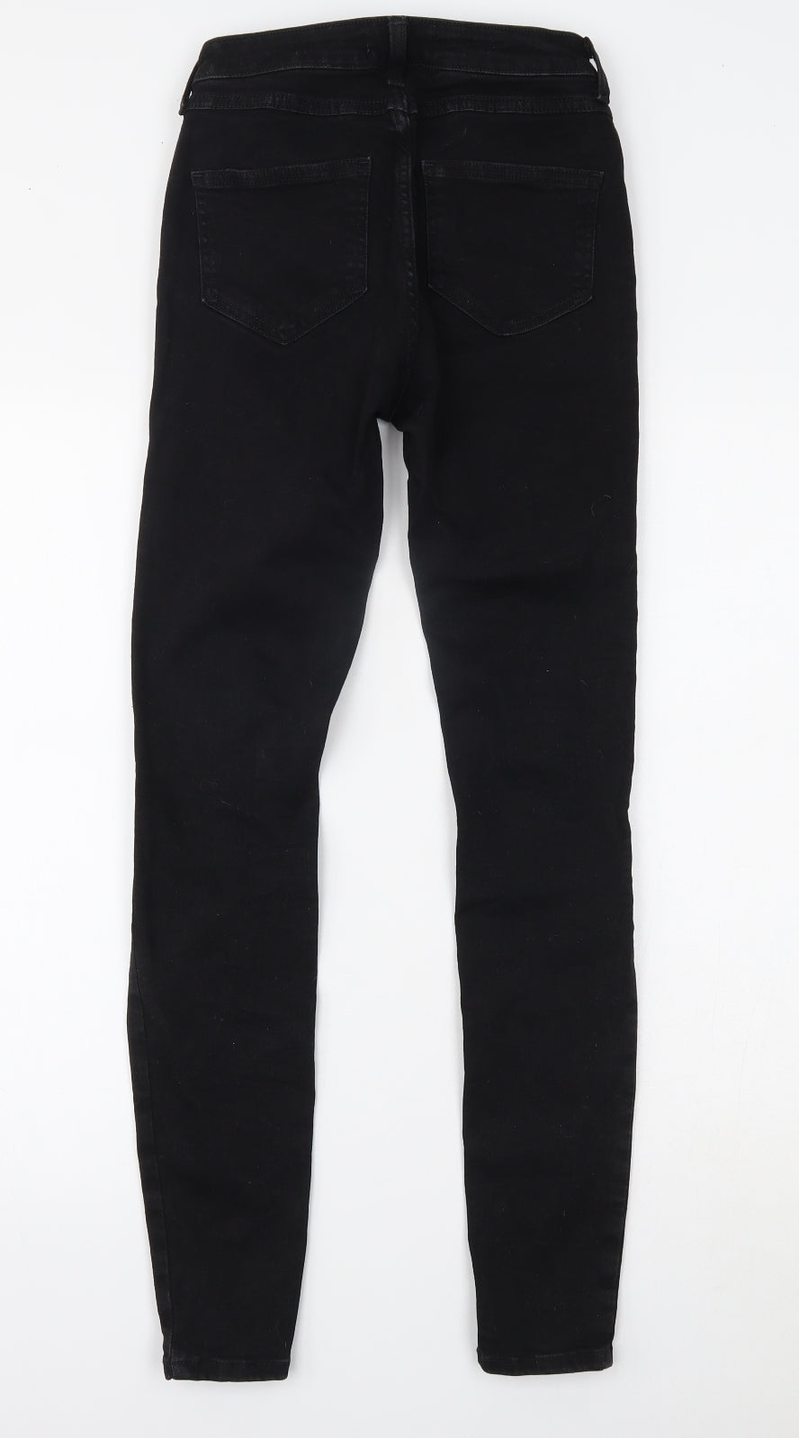 Primark Womens Black  Denim Skinny Jeans Size 8 L27.5 in
