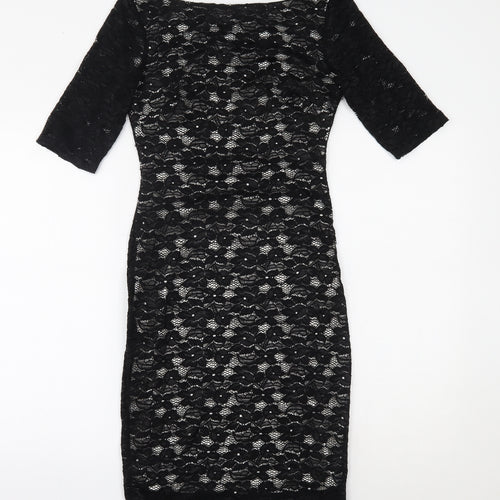Goddess Womens Black   Bodycon  Size 8