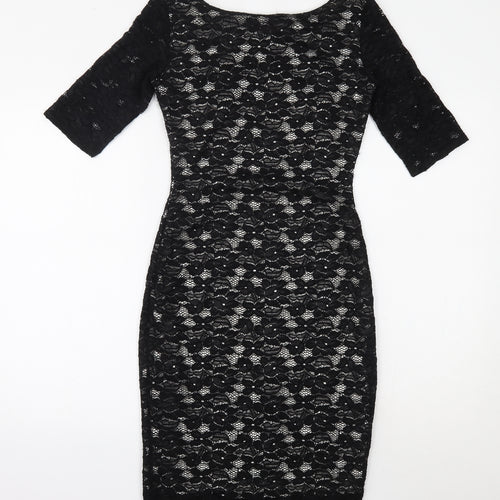 Goddess Womens Black   Bodycon  Size 8