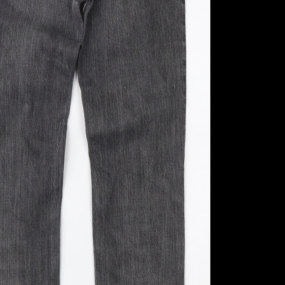 TU Mens Grey  Denim Straight Jeans Size 34 L30 in