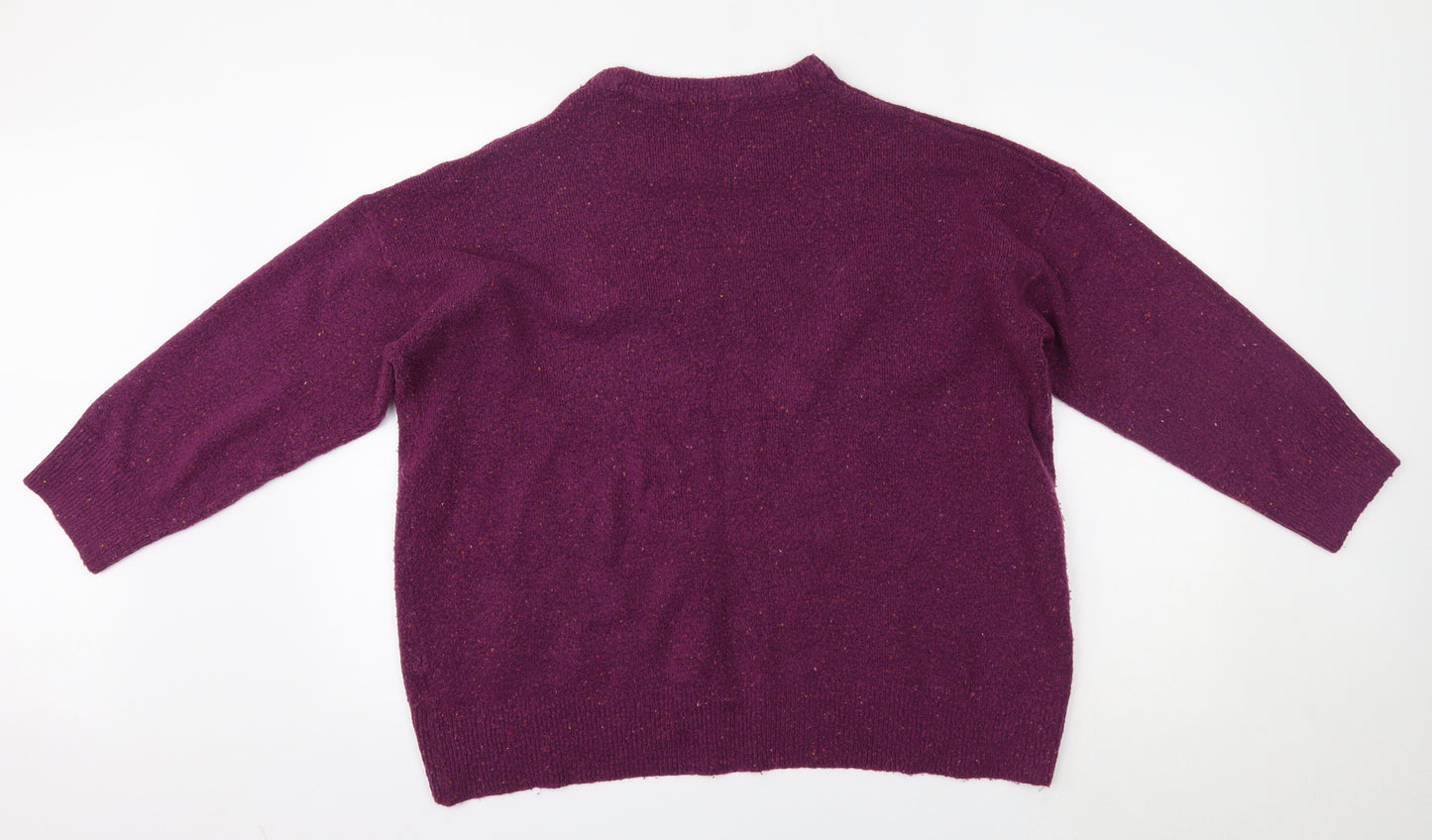 Nutmeg Womens Purple   Pullover Jumper Size 22