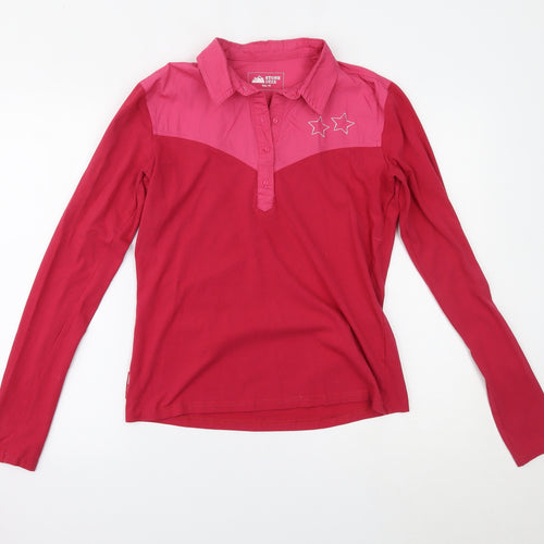 stone deek Womens Pink   Basic Polo Size M