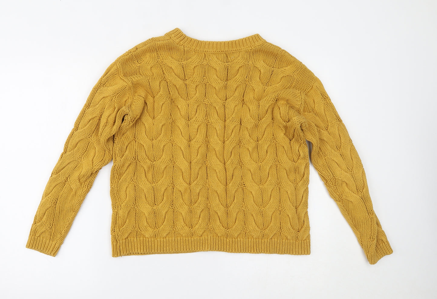 NEXT Womens Yellow   Pullover Jumper Size S