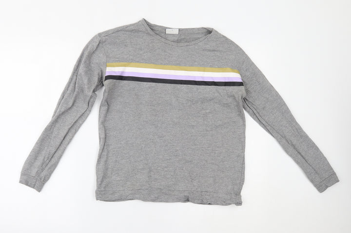 Noisy may Womens Grey Basic T-Shirt Size S