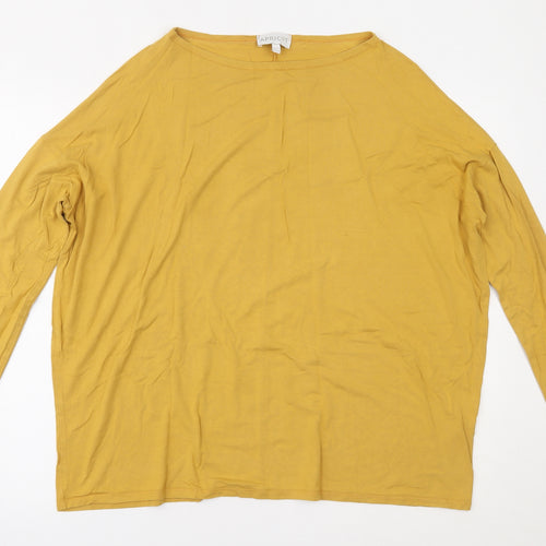 Apricot Womens Yellow   Basic Blouse Size 10