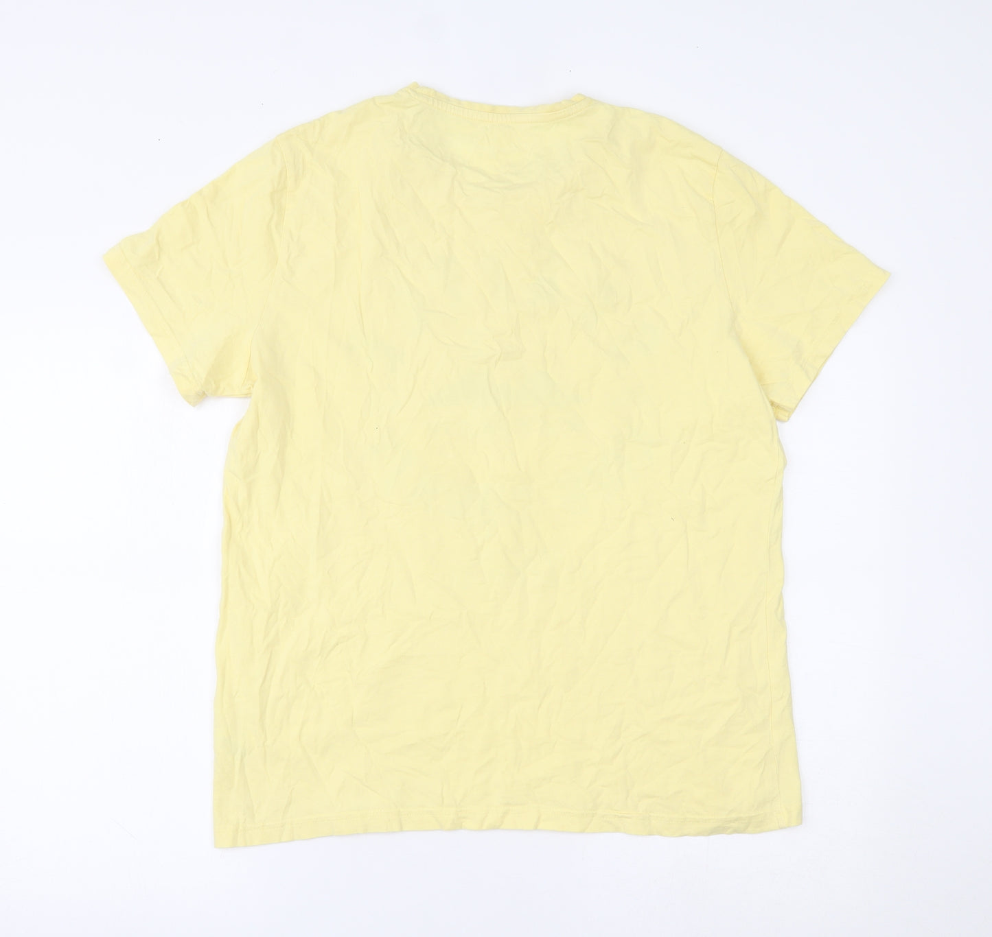 George Mens Yellow    T-Shirt Size L