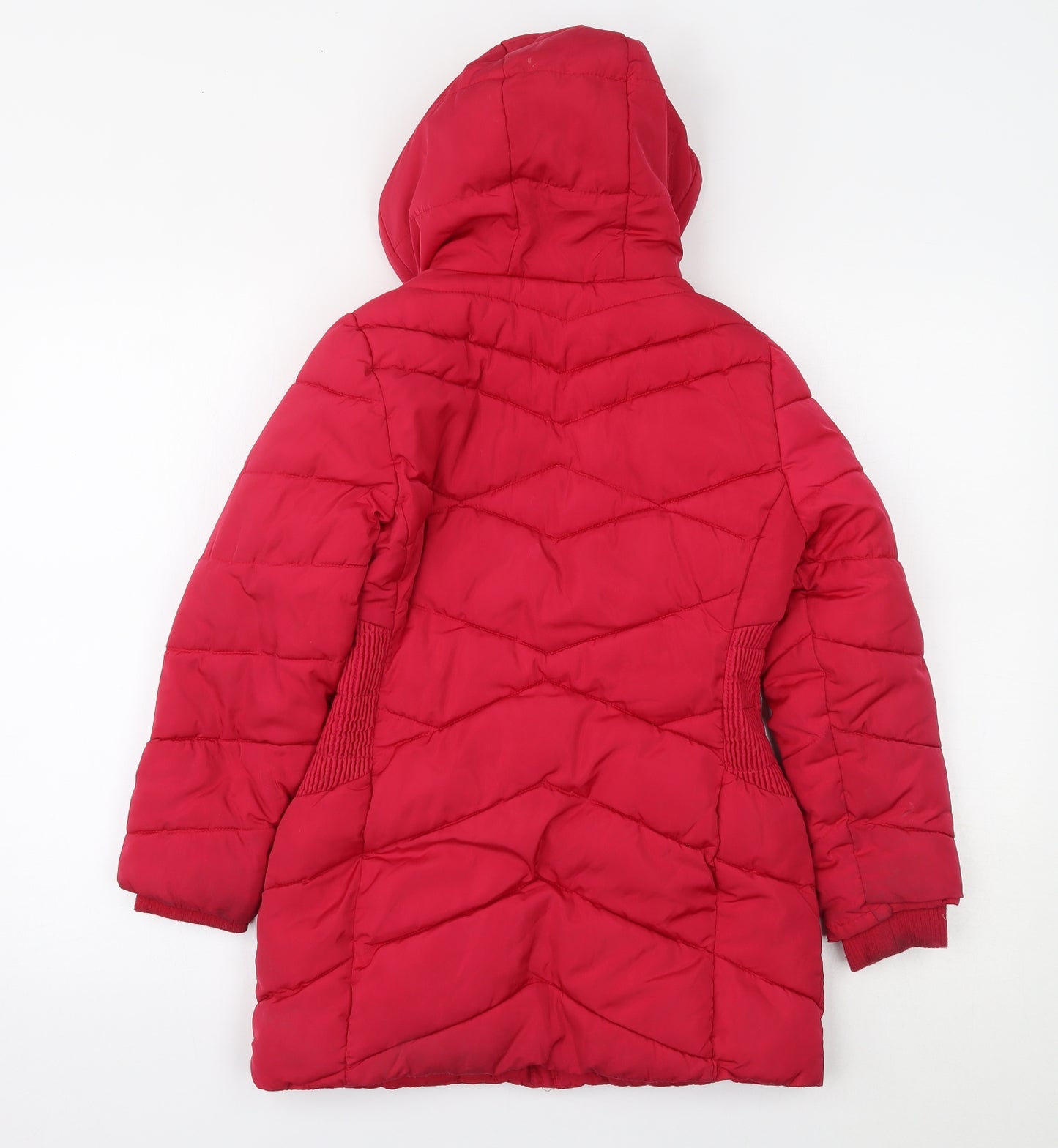 George Girls Pink   Parka Coat Size 8-9 Years