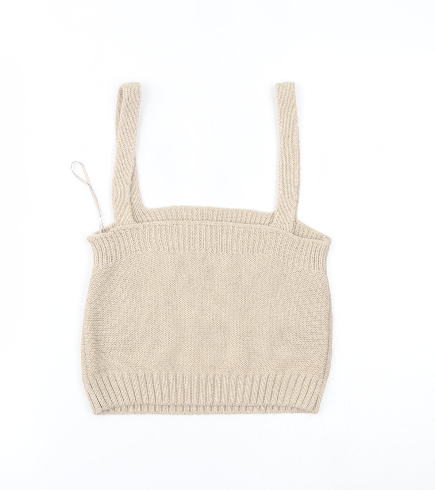 River Island Womens Beige   Cropped Tank Size M