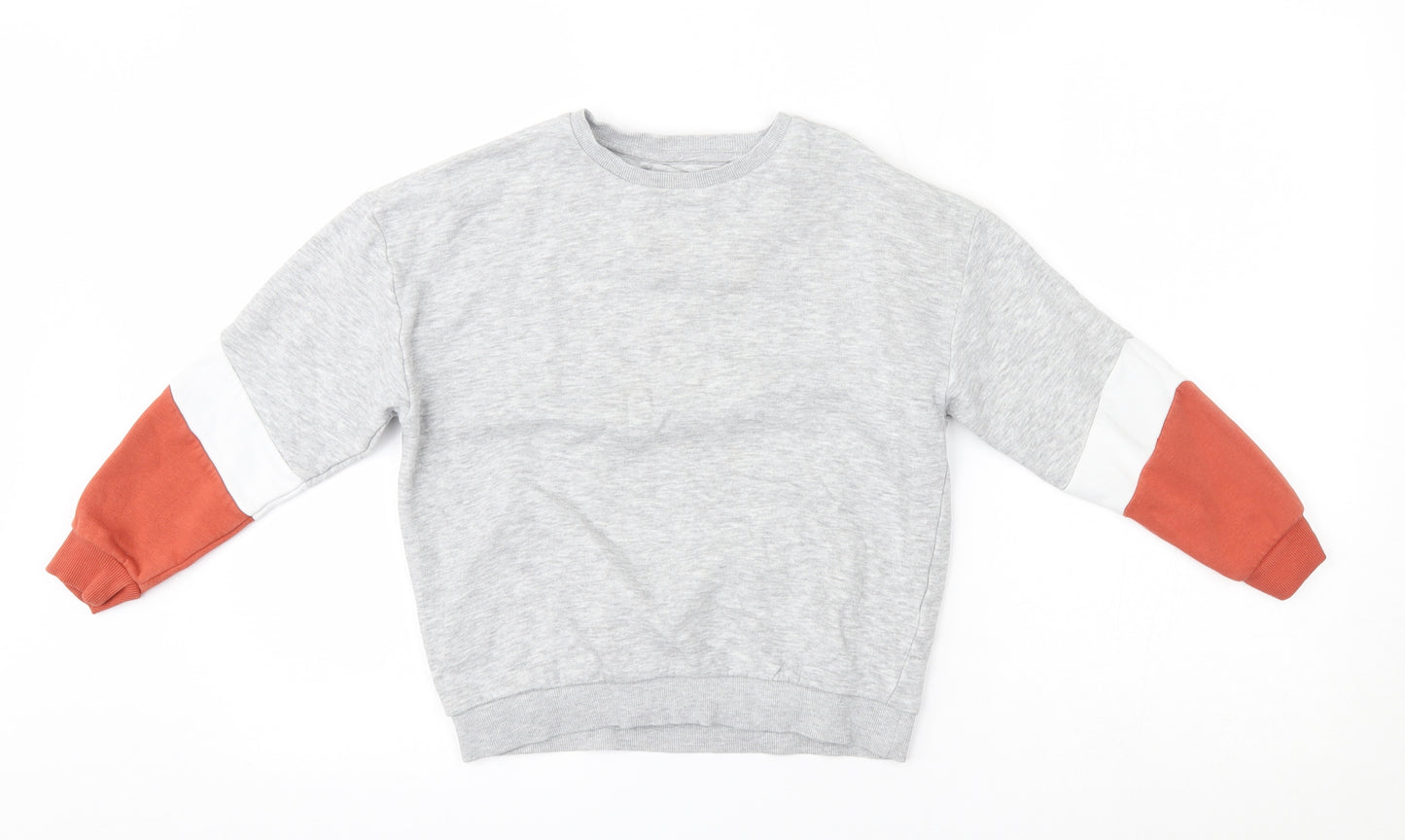 Marks and Spencer Boys Grey   Pullover Sweatshirt Size 6-7 Years