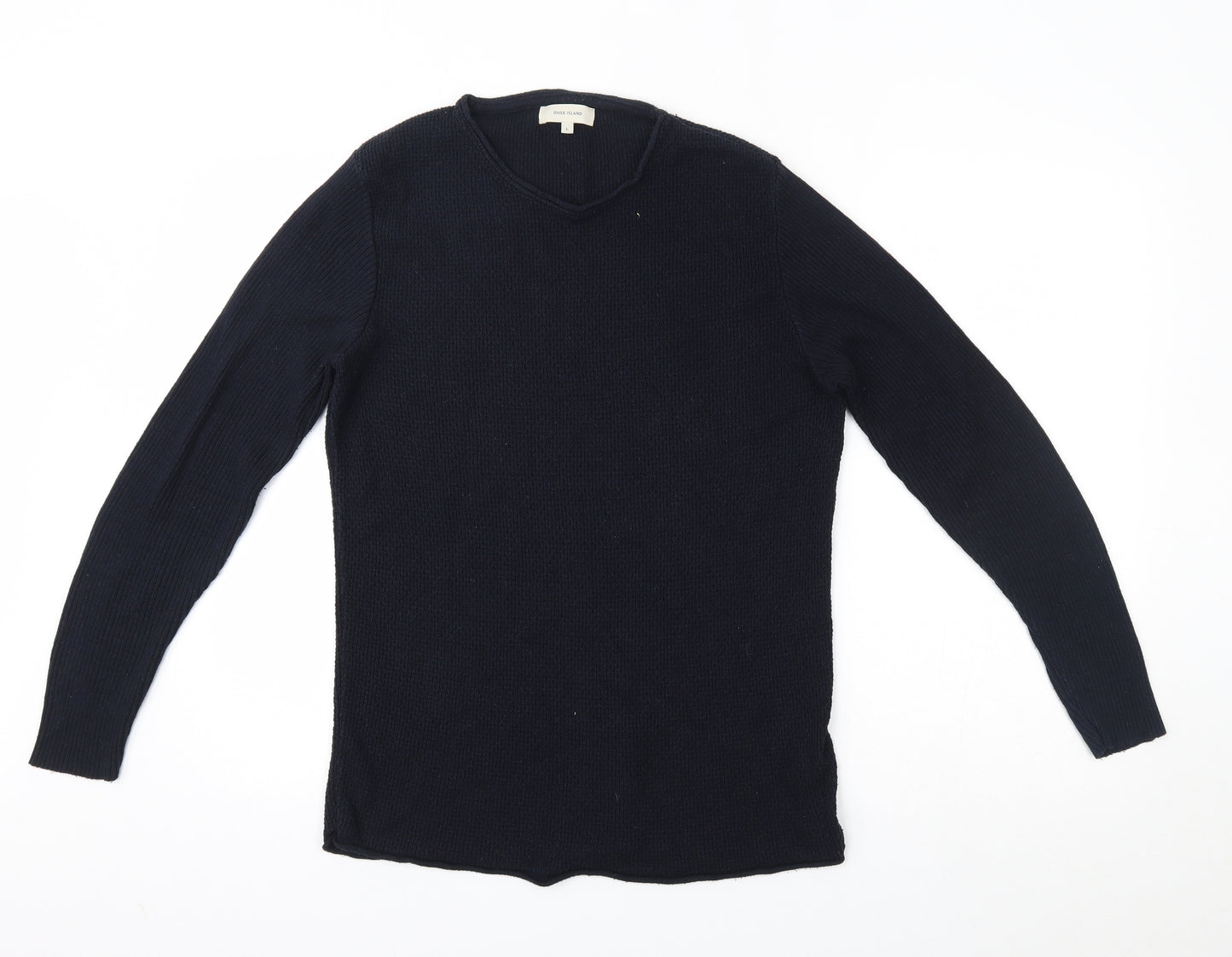 River Island Womens Blue   Pullover Jumper Size L