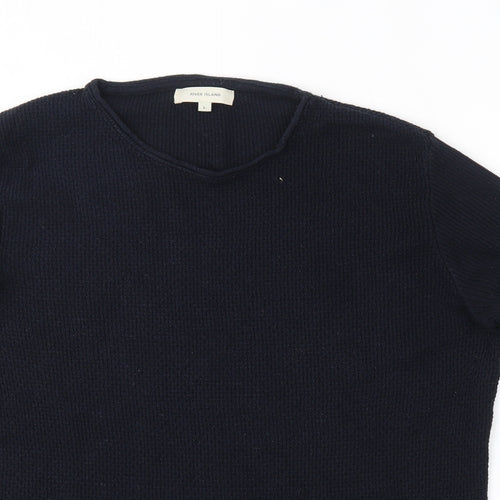 River Island Womens Blue   Pullover Jumper Size L