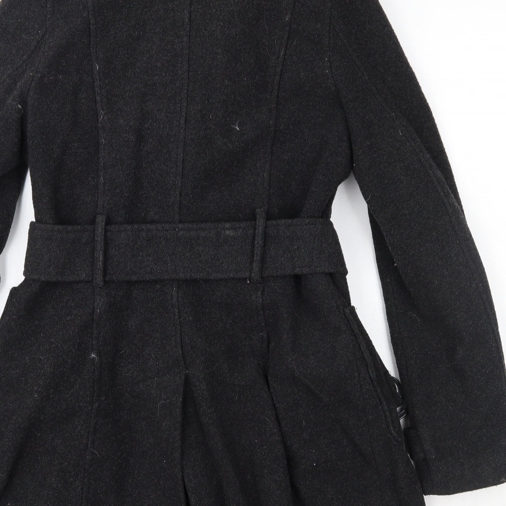 Primark Womens Grey   Overcoat Coat Size 10