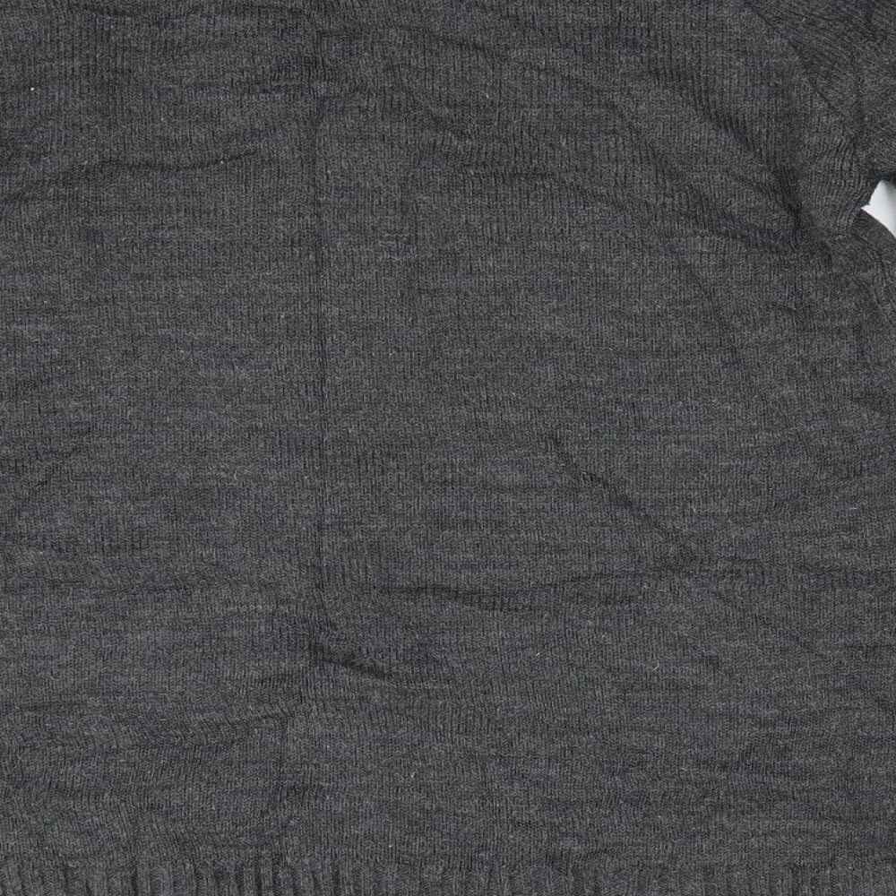 SC & CO Womens Grey Animal Print  Pullover Jumper Size 8  - Fox Face