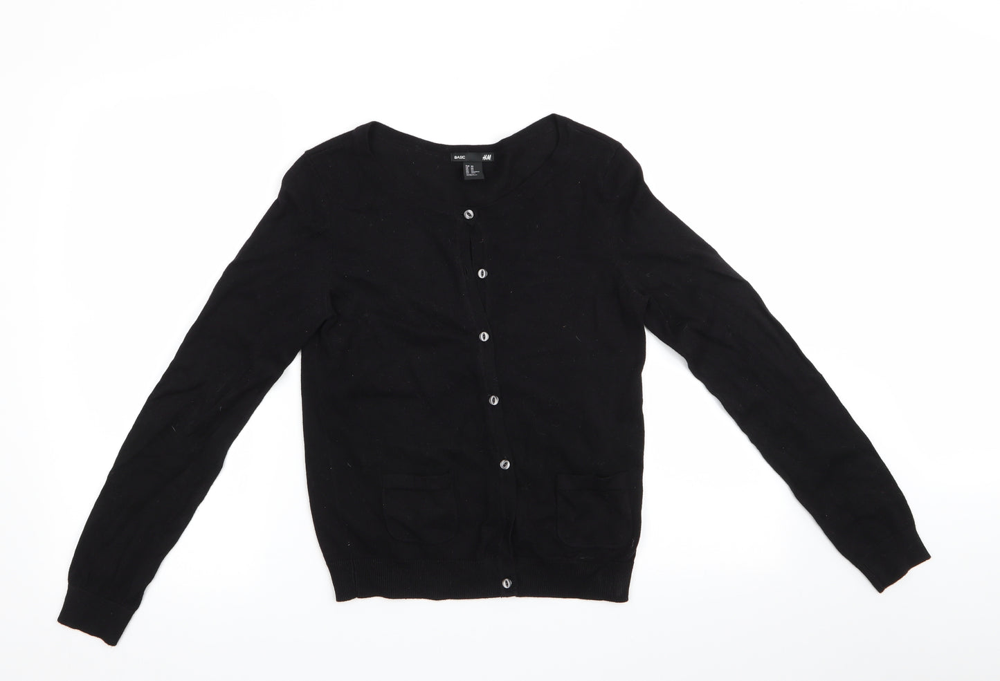 H&M Womens Black   Cardigan Jumper Size 4