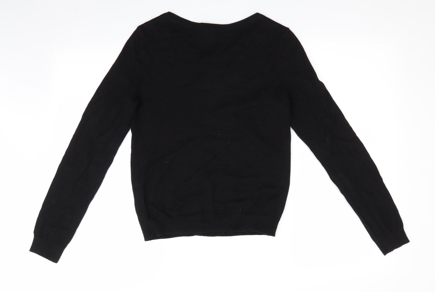 H&M Womens Black   Cardigan Jumper Size 4